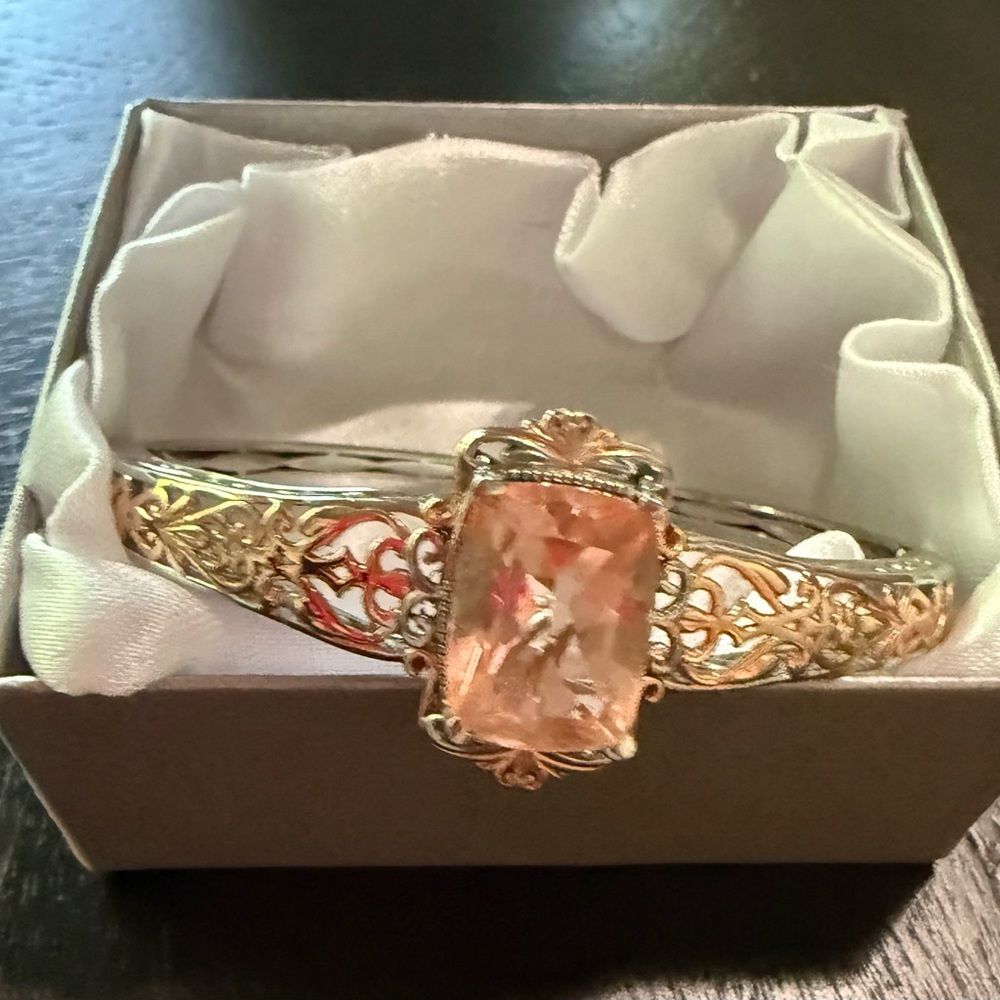Morganique Quartz Bangle Bracelet